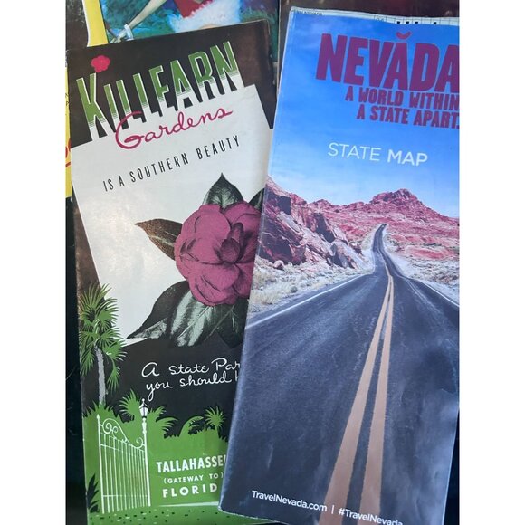 United States Great Masterpiece 1950s POLK Country Florida Brochure Maps - Picture 5 of 5